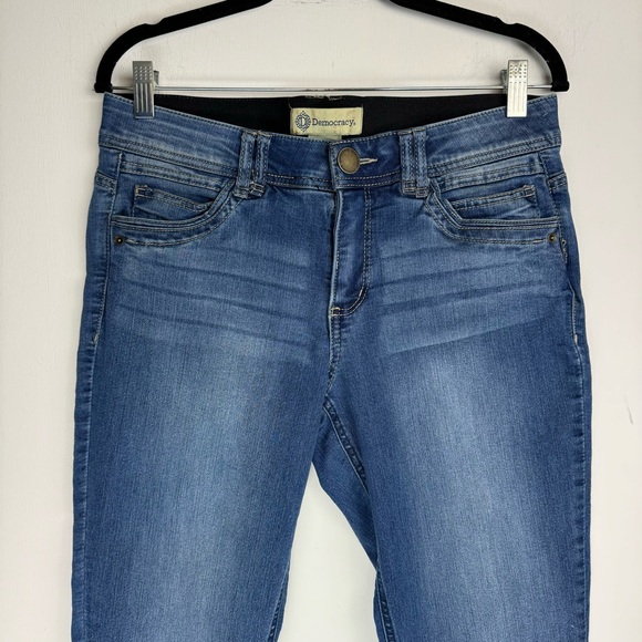 Democracy Ab Technology Sz 8 Medium Dark Wash Stretch Skinny Jeans - Picture 3 of 11